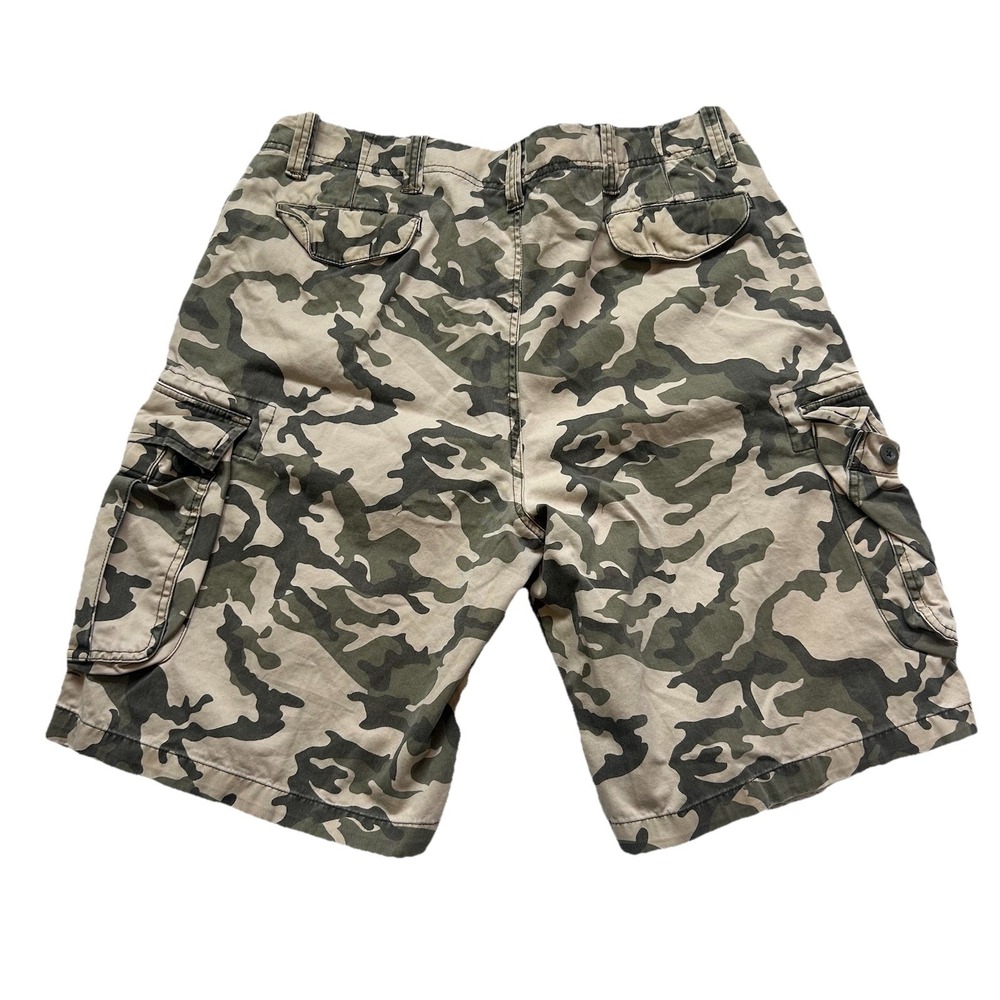 Y2K Arizona Camo Cargo Shorts Mens Sz 38 Utility Camouflage Army Military